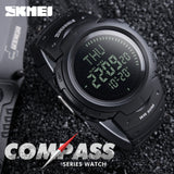 SKMEI Outdoor Sports Compass Watches Hiking Men Watch Digital LED Electronic Watch - Men'sWatchesCollections
