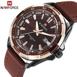 NEW Fashion Casual NAVIFORCE Brand Waterproof Quartz Watch Men Military Leather Sports Watches - Men'sWatchesCollections