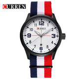 Curren Watches Men Top Brand Luxury Mens Nylon Strap Wristwatches Men's - Men'sWatchesCollections