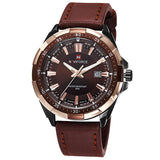NEW Fashion Casual NAVIFORCE Brand Waterproof Quartz Watch Men Military Leather Sports Watches - Men'sWatchesCollections