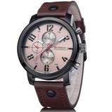 CURREN Luxury Brand Watches Male Fashion Casual Quartz Watch Leather Strap - Men'sWatchesCollections