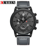 CURREN watch for men brand quartz-watch Men's Round Dial Analog Watch with Date Display 8217 - Men'sWatchesCollections