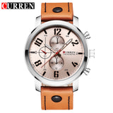 CURREN Luxury Casual Men Watches Analog Military Sports Watch Quartz - Men'sWatchesCollections