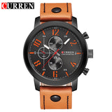 CURREN Luxury Casual Men Watches Analog Military Sports Watch Quartz - Men'sWatchesCollections