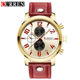 CURREN Luxury Casual Men Watches Analog Military Sports Watch Quartz - Men'sWatchesCollections
