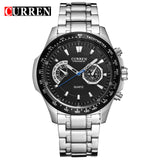 Curren quartz Black  Vogue Business Military Man Men's watches 3ATM waterproof Dropship 8020 Relogio - Men'sWatchesCollections