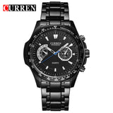 Curren quartz Black  Vogue Business Military Man Men's watches 3ATM waterproof Dropship 8020 Relogio - Men'sWatchesCollections