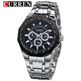 CURREN Watches Hot Design Military Sports Wrist watches Men Digital Quartz Full Steel - Men'sWatchesCollections