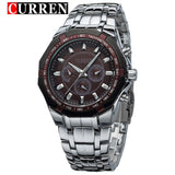 CURREN Watches Hot Design Military Sports Wrist watches Men Digital Quartz Full Steel - Men'sWatchesCollections