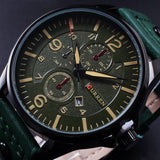 Curren Men's Watch Men Date Clock Men Casual Quartz Watch Leather Wrist Sports Watches - Men'sWatchesCollections