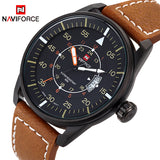 Top Luxury Brand Naviforce Sports Watches Men Quartz Ultra Thin dial Clock Sports Military - Men'sWatchesCollections