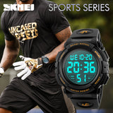 Mens Sports Watches Luxury Men's Military Army Watch Digital LED Electronic Waterproof - Men'sWatchesCollections