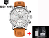 BENYAR Brand Sport Men Watch Top Brand Luxury Male Leather Waterproof - Men'sWatchesCollections