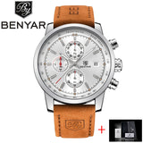 BENYAR Chronograph Sport Mens Watches Top Brand Luxury Quartz Watch Reloj Hombre - Men'sWatchesCollections