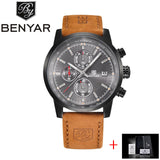 BENYAR Chronograph Sport Mens Watches Top Brand Luxury Quartz Watch Reloj Hombre - Men'sWatchesCollections