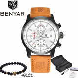 BENYAR Watches Men Luxury Brand Quartz Watch Fashion Chronograph - Men'sWatchesCollections
