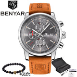 BENYAR Watches Men Luxury Brand Quartz Watch Fashion Chronograph - Men'sWatchesCollections