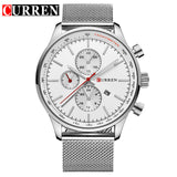 CURREN Men's Quartz Watches  Casual Full Steel Sports Watches Business - Men'sWatchesCollections