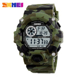 Military Sports Watches Men Alarm 50M Waterproof Watch LED Back Light Shock Digital Wristwatches - Men'sWatchesCollections