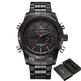 NAVIFORCE Men Fashion Sport Watches Men's Quartz Digital Analog Clock Man Full Steel - Men'sWatchesCollections