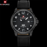 NAVIFORCE Luxury Brand Military Army Quartz Watch Men Analog 3D Dial Clock Waterproof - Men'sWatchesCollections