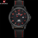 NAVIFORCE Luxury Brand Military Army Quartz Watch Men Analog 3D Dial Clock Waterproof - Men'sWatchesCollections