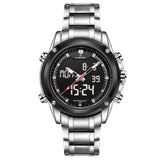Brand Naviforce Men's Quartz Hour Analog LED Sports Watch Army Wrist Watch - Men'sWatchesCollections