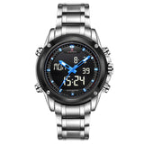 Brand Naviforce Men's Quartz Hour Analog LED Sports Watch Army Wrist Watch - Men'sWatchesCollections