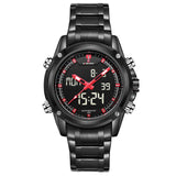 Brand Naviforce Men's Quartz Hour Analog LED Sports Watch Army Wrist Watch - Men'sWatchesCollections