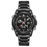 Brand Naviforce Men's Quartz Hour Analog LED Sports Watch Army Wrist Watch - Men'sWatchesCollections