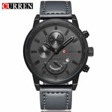 Curren Watches Men Brand Luxury Leather Quartz Watch Fashion Casual Sport Clock - Men'sWatchesCollections