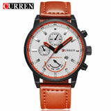 Curren Watches Men Brand Luxury Leather Quartz Watch Fashion Casual Sport Clock - Men'sWatchesCollections
