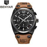 BENYAR Luxury Brand Chronograph Sport Mens Watches Fashion Military Waterproof - Men'sWatchesCollections