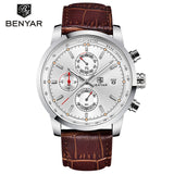 BENYAR Fashion Chronograph Sport Mens Watches Top Brand Luxury Waterproof - Men'sWatchesCollections