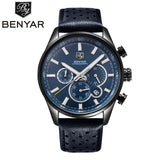 BENYAR Fashion Chronograph Sport Mens Watches Top Brand Luxury Military Quartz Watch - Men'sWatchesCollections