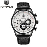 BENYAR Fashion Chronograph Sport Mens Watches Top Brand Luxury Military Quartz Watch - Men'sWatchesCollections