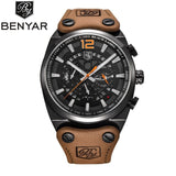 BENYAR Luxury Brand Chronograph Sport Mens Watches Fashion Military Waterproof - Men'sWatchesCollections