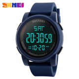 SKMEI Men Watch Sports Watches Double Time Countdown 50M Waterproof LED Digital - Men'sWatchesCollections