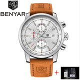 BENYAR top Brand Luxury Fashion Chronograph Sport Men Watches waterproof - Men'sWatchesCollections