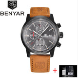 BENYAR top Brand Luxury Fashion Chronograph Sport Men Watches waterproof - Men'sWatchesCollections