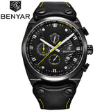 BENYAR Military Fashion Men's Wristwatch Multicolor Chronograph Date Design - Men'sWatchesCollections