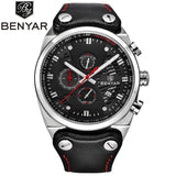 BENYAR Military Fashion Men's Wristwatch Multicolor Chronograph Date Design - Men'sWatchesCollections