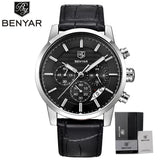 BENYAR Watch Pilot Military Men's Watches Sports Calendar Quartz Watch Waterproof 30M - Men'sWatchesCollections