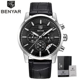 BENYAR Watch Pilot Military Men's Watches Sports Calendar Quartz Watch Waterproof 30M - Men'sWatchesCollections