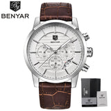 BENYAR Watch Pilot Military Men's Watches Sports Calendar Quartz Watch Waterproof 30M - Men'sWatchesCollections
