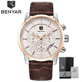 BENYAR Watch Pilot Military Men's Watches Sports Calendar Quartz Watch Waterproof 30M - Men'sWatchesCollections