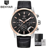 BENYAR Watch Pilot Military Men's Watches Sports Calendar Quartz Watch Waterproof 30M - Men'sWatchesCollections