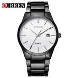 Luxury Brand Quartz Watch Men's Fashion Dress Tag Black full steel Business Colck Male - Men'sWatchesCollections