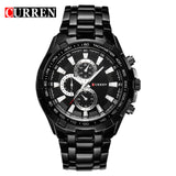 Brand Luxury full stainless steel Watch Men Business Casual Watches Military waterproof - Men'sWatchesCollections