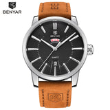 BENYAR Quartz Watch Men Fashion Casual Waterproof Relogio Masculino Montre Homme - Men'sWatchesCollections